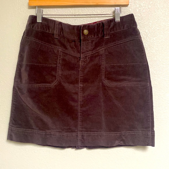 COPY - Athleta Velour Corduroy Gray Taupe Brown Mini Skirt Active Athletic Size… - Picture 2 of 9